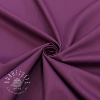 Baumwollstoff mit Viskose aubergine