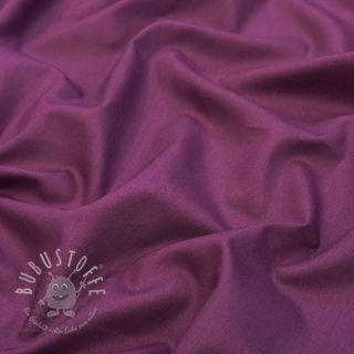 Baumwollstoff mit Viskose aubergine