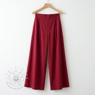 Baumwollstoff mit Viskose wine red