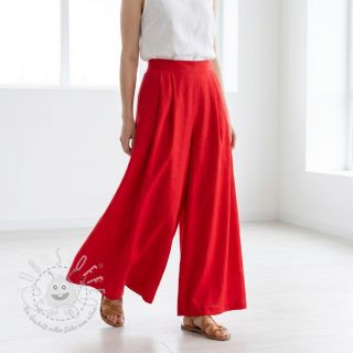 Baumwollstoff mit Viskose red