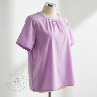 Baumwollstoff mit Viskose lilac
