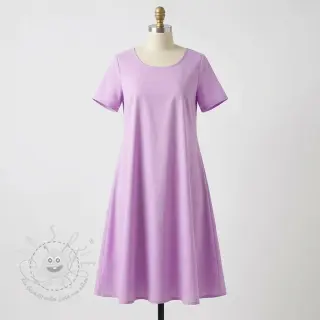Baumwollstoff mit Viskose lilac
