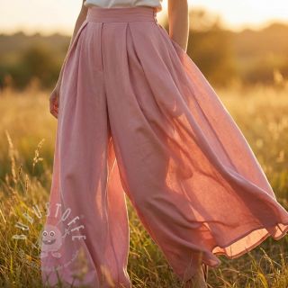 Baumwollstoff mit Viskose light rose