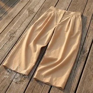 Baumwollstoff mit Viskose sand