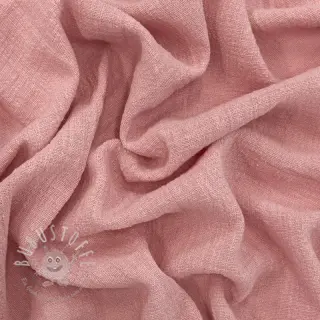 Baumwollstoff SLUB WASHED old rose
