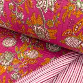 Baumwollstoff QUILT Gange fuchsia