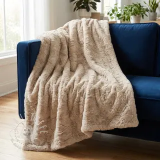 Kunstfell Maya beige