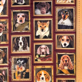 Dekostoff Dogs golden age digital print