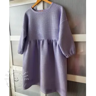 Waffelstoff bright lilac