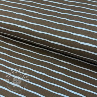 Jersey Stripes dark khaki