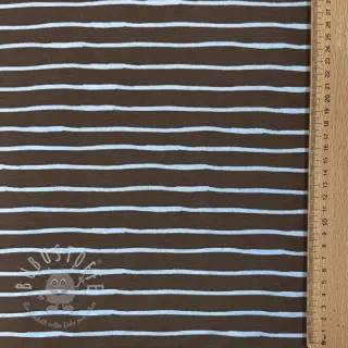 Jersey Stripes dark khaki
