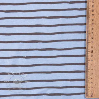 Jersey Stripes dusty blue