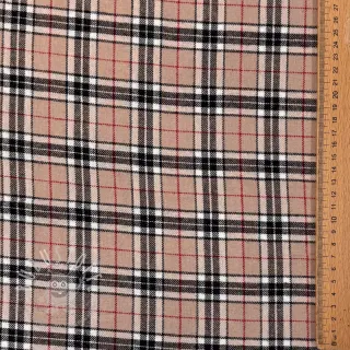 Baumwollstoff LIGHT FLANNEL Check design F