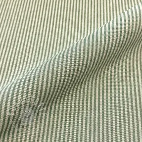 Dekostoff DOBBY Colored stripe army green