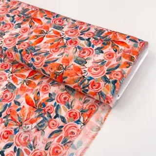 Viskosestoff RAYON POPLIN Printed Rosie design B