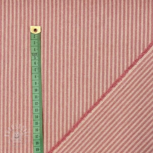 Dekostoff DOBBY Colored stripe blush