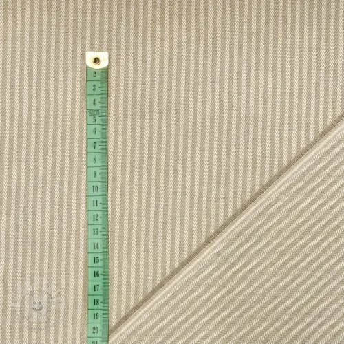 Dekostoff DOBBY Colored stripe linen