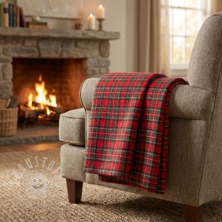 Baumwollstoff LIGHT FLANNEL Check design G