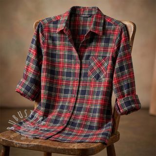 Baumwollstoff LIGHT FLANNEL Check design C