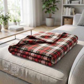 Baumwollstoff LIGHT FLANNEL Check design D