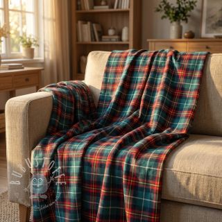 Baumwollstoff LIGHT FLANNEL Check design E