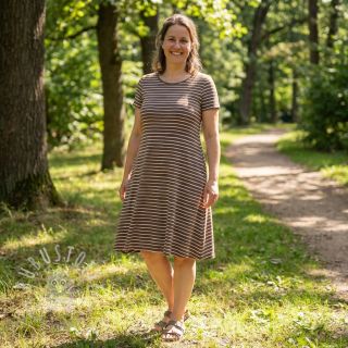 Jersey Stripes dark khaki