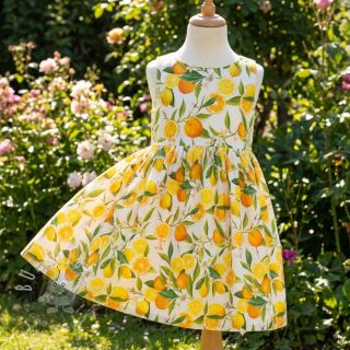 Viskosestoff RAYON POPLIN Fruity design D