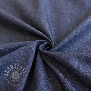Baumwollstoff JEANS Chambre dark blue