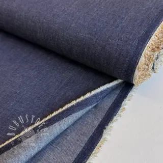 Baumwollstoff JEANS Chambre dark blue