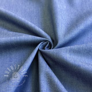 Baumwollstoff JEANS Chambre dark jeans