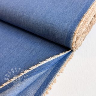 Baumwollstoff JEANS Chambre dark jeans