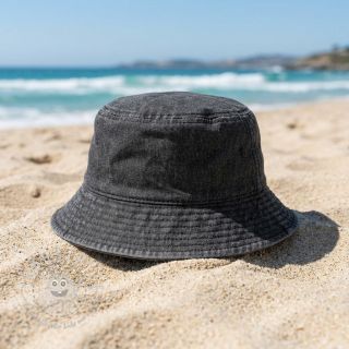 Baumwollstoff JEANS Chambre black