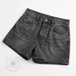 Baumwollstoff JEANS Chambre black