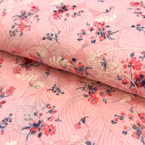 Baumwollstoff mit Beimischung Burny lovely pink