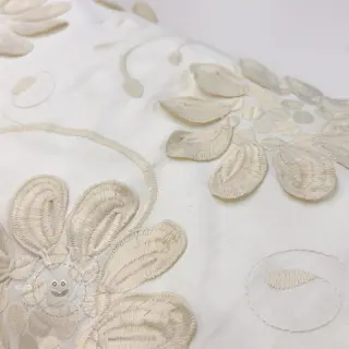 Baumwollstoff EMBROIDERY Bellagio butter