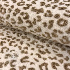 Mantelstoff TEDDY Panthera light brown