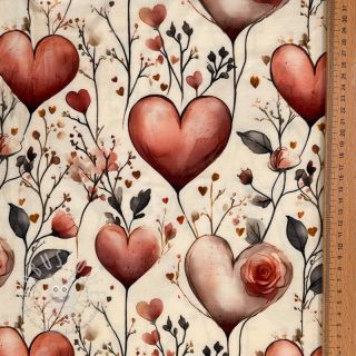 Jersey VISCOSE LYCRA HEAVY Combi design B