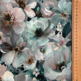 Jersey VISCOSE LYCRA HEAVY Classic flowers design B