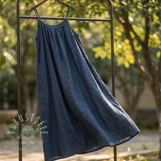 Leinenstoff SORONA navy