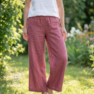 Leinenstoff SORONA aubergine