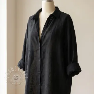 Leinenstoff SORONA black