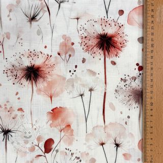 Viskosestoff leinen Flower sea design C