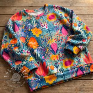 Jersey VISCOSE LYCRA HEAVY Tulips design E