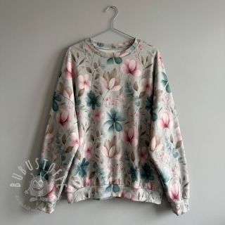 Jersey VISCOSE LYCRA HEAVY Classic flowers design C