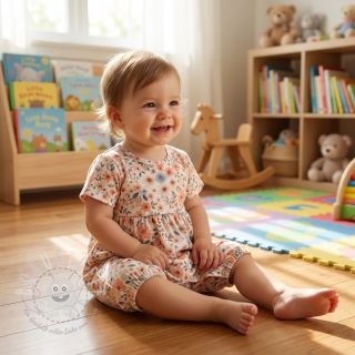 Viskosestoff leinen Sweet and small design B