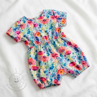 Viskosestoff leinen Bright and bold design C