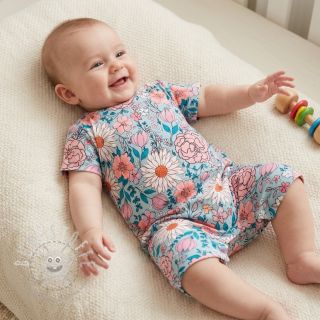 Viskosestoff leinen Bright and bold design D