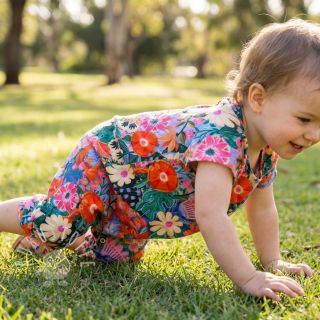 Viskosestoff leinen Bright and bold design A