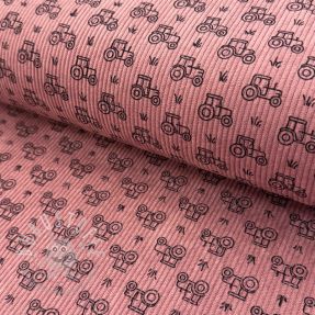 Cord STRETCH Tractors old pink