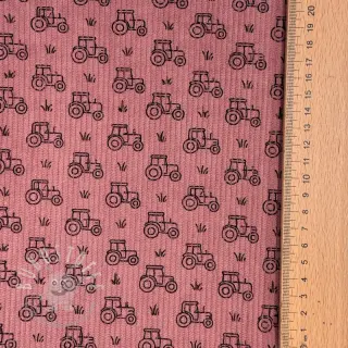 Cord STRETCH Tractors old pink